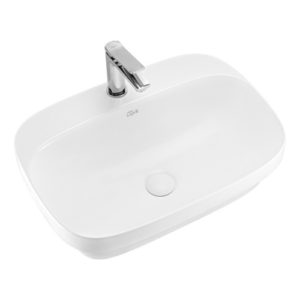 Cleene Countertop Wash Basin White Ceramic Designer Basin Ahmedabad