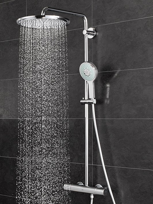 Premium Chrome Shower Set for Modern Bathrooms in Ahmedabad | Aqua Bath Solutions