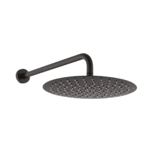 Cera Single Flow Overhead Shower - Black Matt